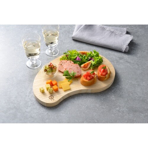 まな板 40×29cm そら豆型 桐製 千歳