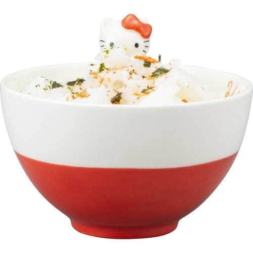 のっかりフィギュア付茶碗 ハローキティ