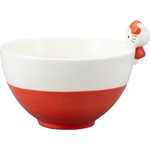 のっかりフィギュア付茶碗 ハローキティ