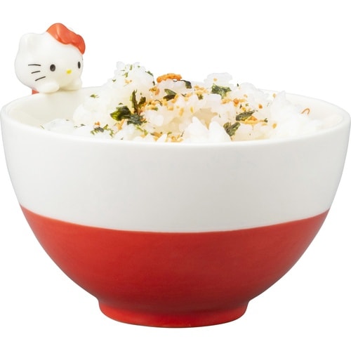 のっかりフィギュア付茶碗 ハローキティ