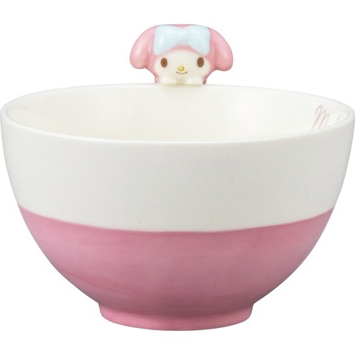 のっかりフィギュア付茶碗 マイメロディ