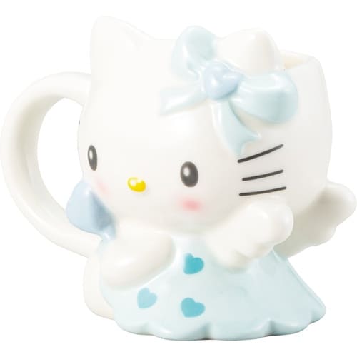 ダイカットマグ エンジェルハローキティ ブルー