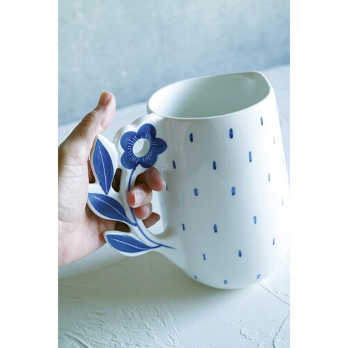 花瓶 welms Blue Dot シングル