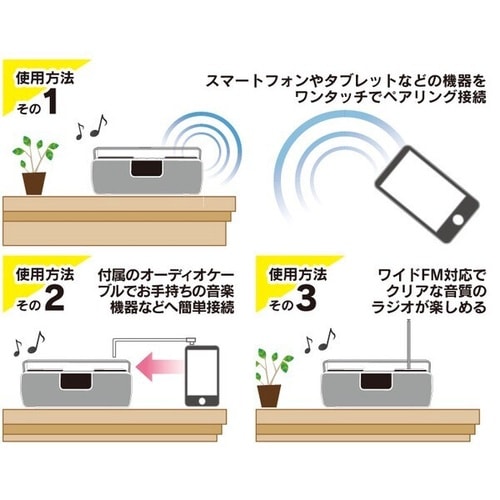 Bluetoothポータブルスピーカー