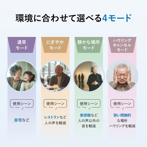 ノイズキャンセル機能集音器ハッキリさん8