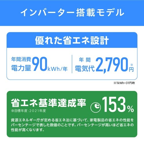 冷蔵庫 22L インバーター(右扉)ブラック