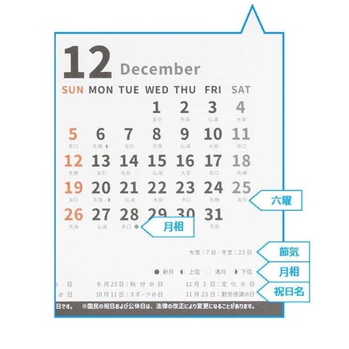 壁貼年間ポスター/A2切 2027