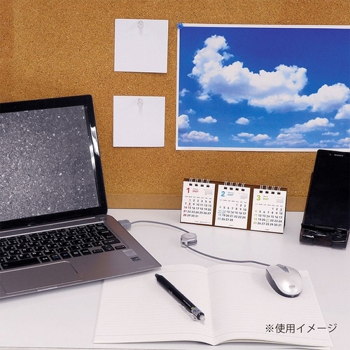 プチプチ卓上カレンダー 3ヶ月 2027