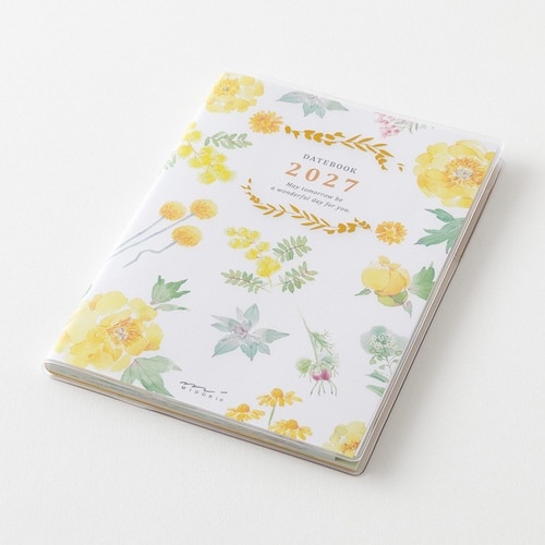 手帳 2027年 A6 カントリータイム 花柄