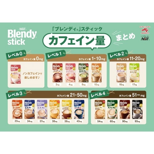 ブレンディスティック カフェオレ甘さなし 8本
