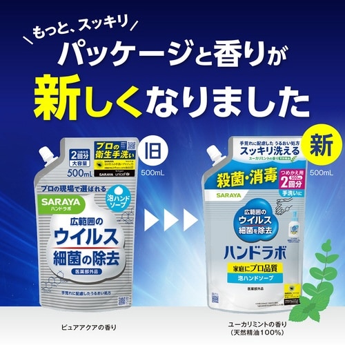 ハンドラボ 薬用泡ハンドソープ 詰替 500mL