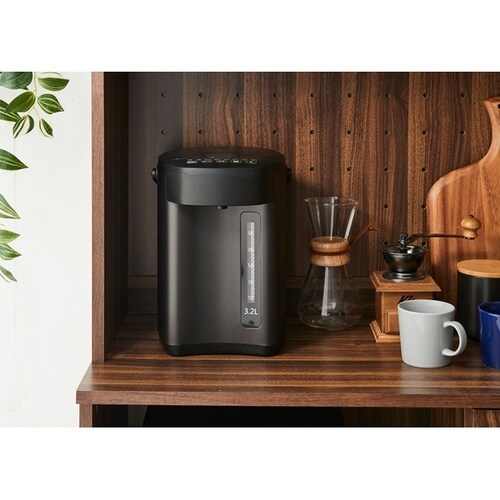 電気ポット 5L ブラック