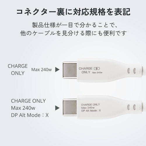 あんしん充電専用ケーブル(USB−C(TM) −