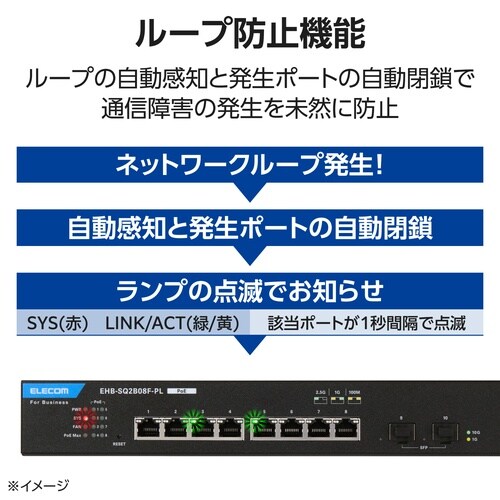 レイヤー2 2.5Gマルチギガ対応 PoE Web
