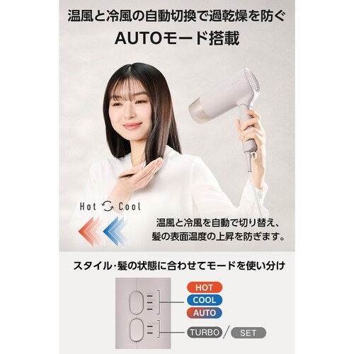 プロテクトイオン ヘアドライヤー グレージュ