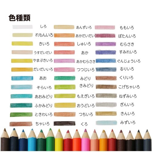 缶入り色鉛筆 36色 IS−CP36×5