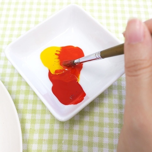 らくやき絵の具単品 緑×10