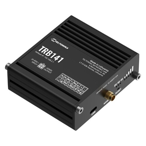 TRB141 産業向けGPIO to LTEGW