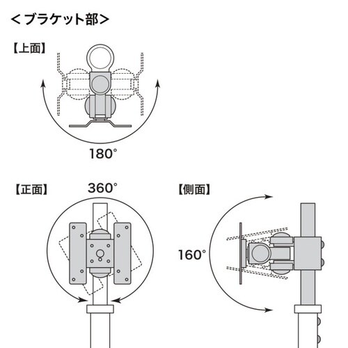 17型ー24型液晶モニタスタンド