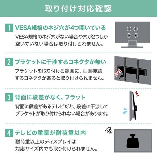 50ー86型対応ディスプレイスタンド(高耐荷重)