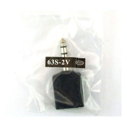 φ6.3mm ステレオ分配アダプタ 63