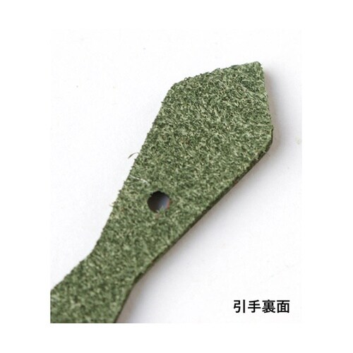 本革引き手パーツ ペンタゴン型 ネジ式カ