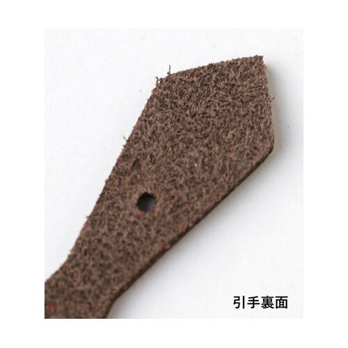 本革引き手パーツ ペンタゴン型 ネジ式カ