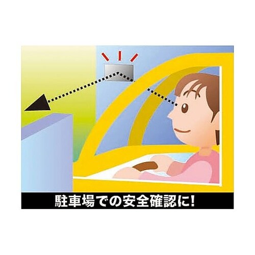 135x80mm 防犯ミラー(粘着付)