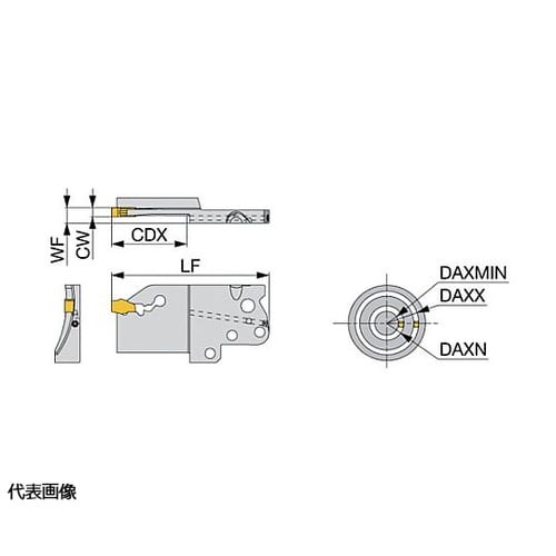 アド・フォース・カット 端面深溝入れ加工