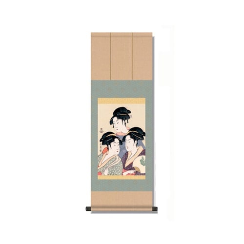 歌麿 『浮世絵 美人画掛軸』 3種 G2