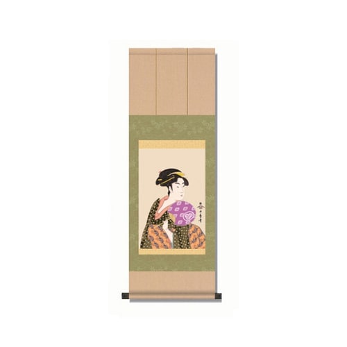 歌麿 『浮世絵 美人画掛軸』 3種 G2