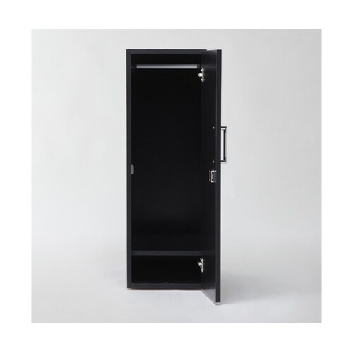 木製ミニロッカー ブラック LKM−BK