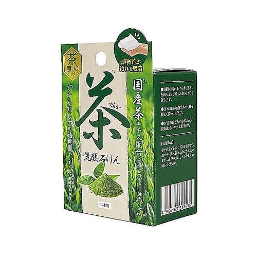 自然な香り 茶洗顔石けん 1ケース(96