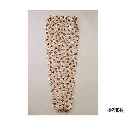 柴犬柄リラックスもんぺパンツ ピンク M