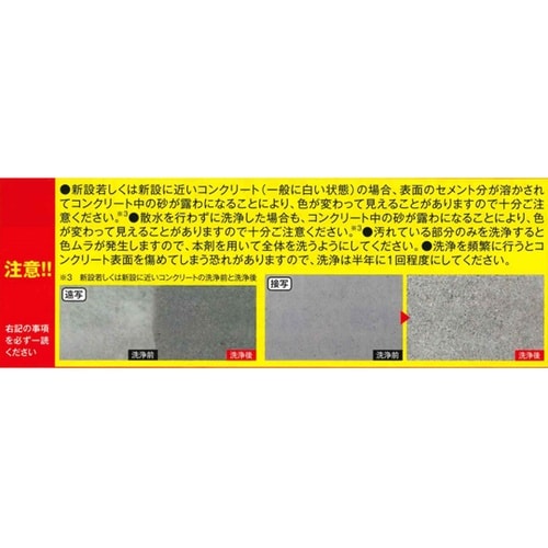 コンクリート用洗浄剤 コンクリ汚れイッキ