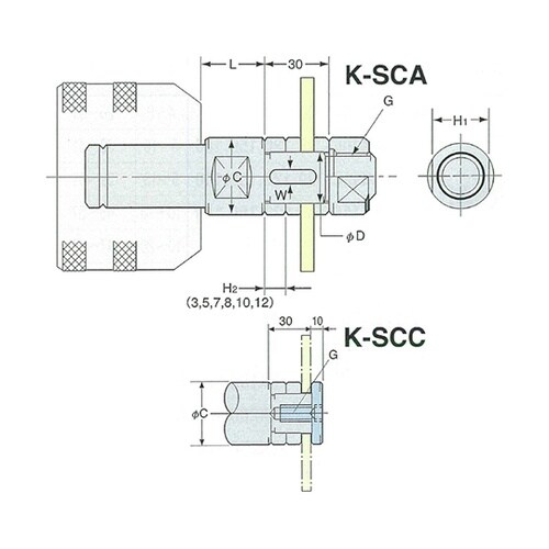 K42−SCA25.4−30カッタアーバ