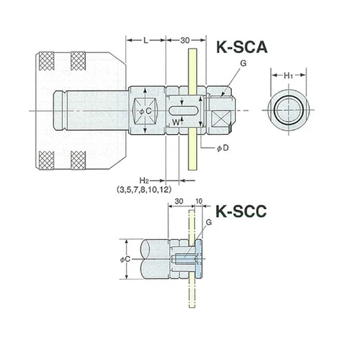 K42−SCC25.4−30カッタアーバ