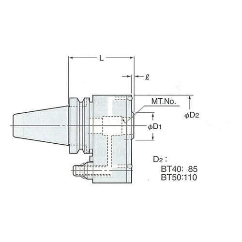 BT40MOM4105オイルホールホルダ