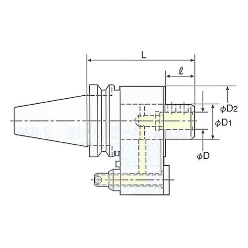 BT40−SLO20−130オイルホール