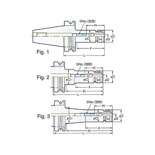 BT40SK16−200 スリムチャック