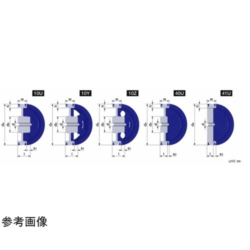 Vプーリー ウェッジプーリー 5V形 1