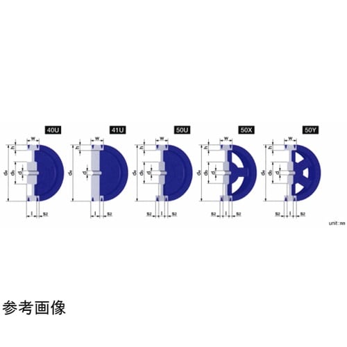 Vプーリー JIS B形 155B3