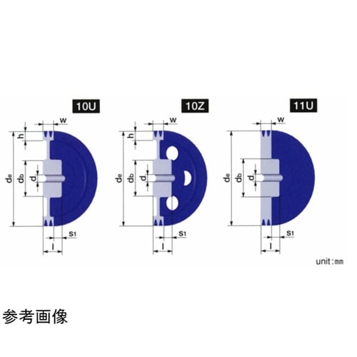 Vプーリー ウェッジプーリー 3V形 1