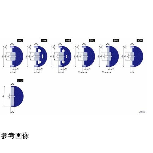 Vプーリー ウェッジプーリー 5V形 1