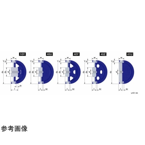 Vプーリー ウェッジプーリー 5V形 1