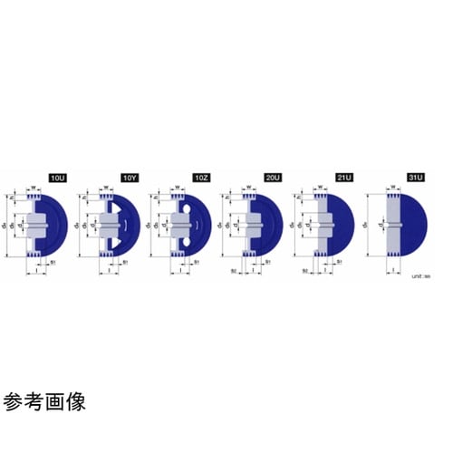 Vプーリー ウェッジプーリー 5V形 1