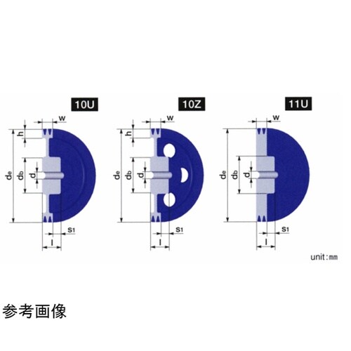 Vプーリー ウェッジプーリー 3V形 7