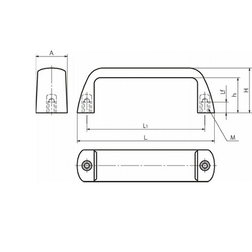プラ取っ手 UPF UPF−26−117