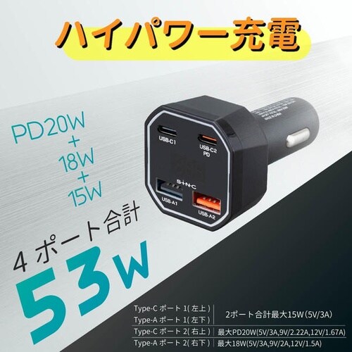 DC/USBパワープラグA2C2