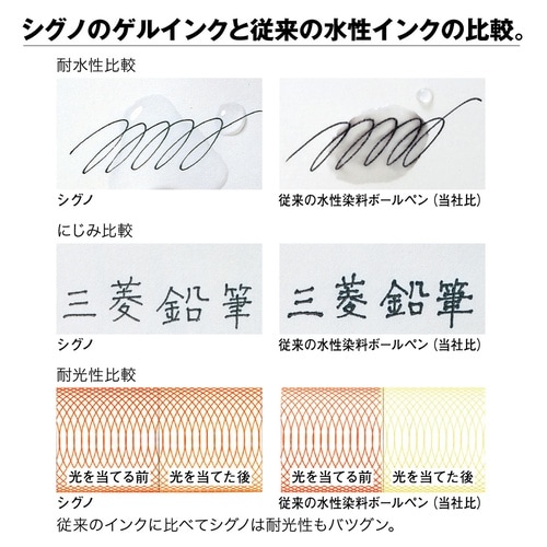 ユニボールシグノ ゲルBP 0.5 黒×10